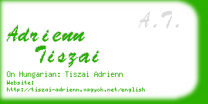 adrienn tiszai business card